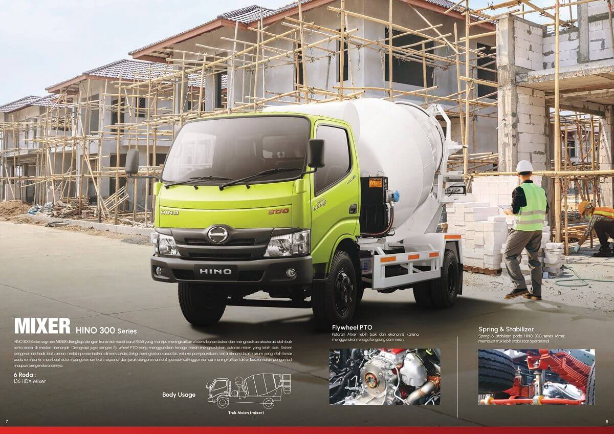 Keunggulan Truk Hino Dutro Mixer Di Dealer Hino Solo